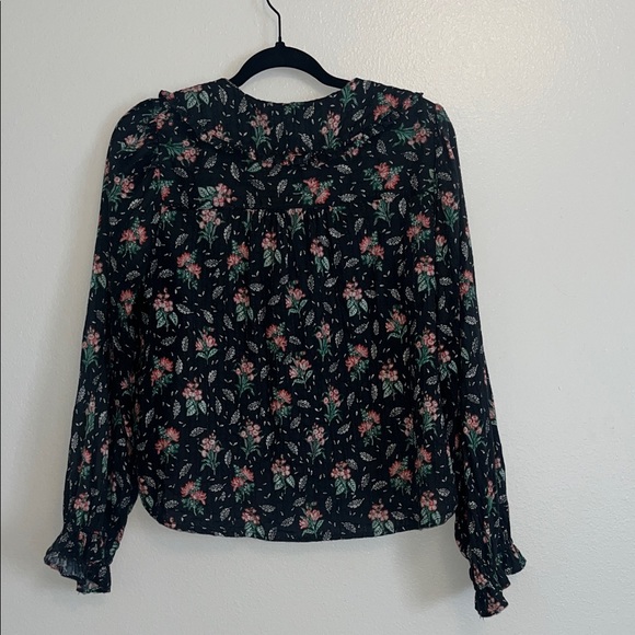 The Keira Collared Button-Front Blouse by Pilcro for Anthropologie - Picture 4 of 5